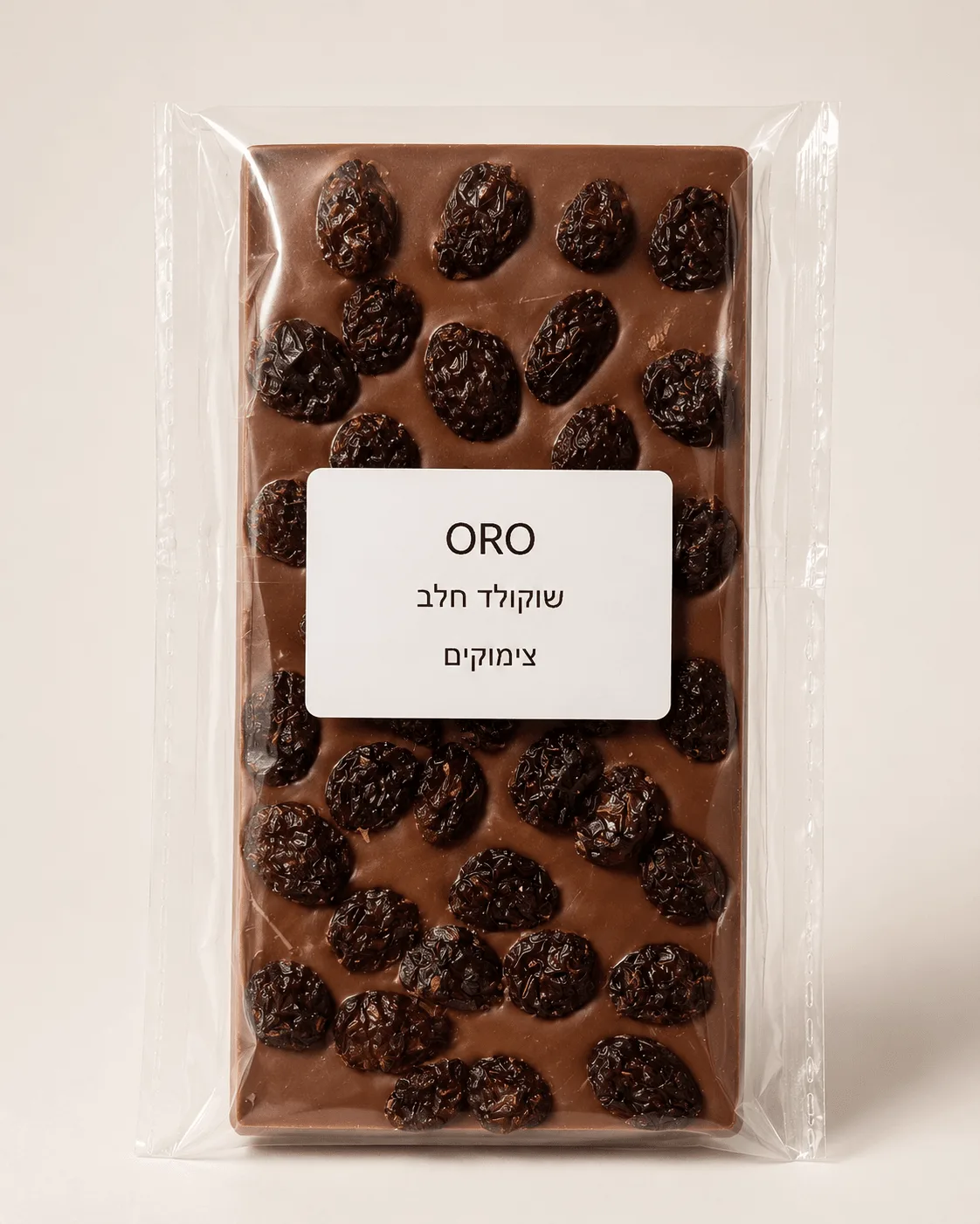 Milk Chocolate · Raisins
